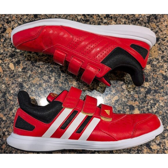 Adidas Manchester United Red MUFC Hyperfast Shoes Soccer size - Youth Boy 6.5Y - Picture 7 of 16